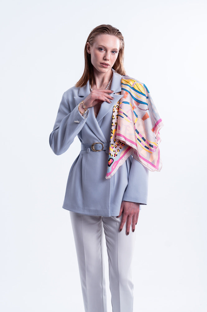 Serenity Blazer Şal Detaylı Ceket