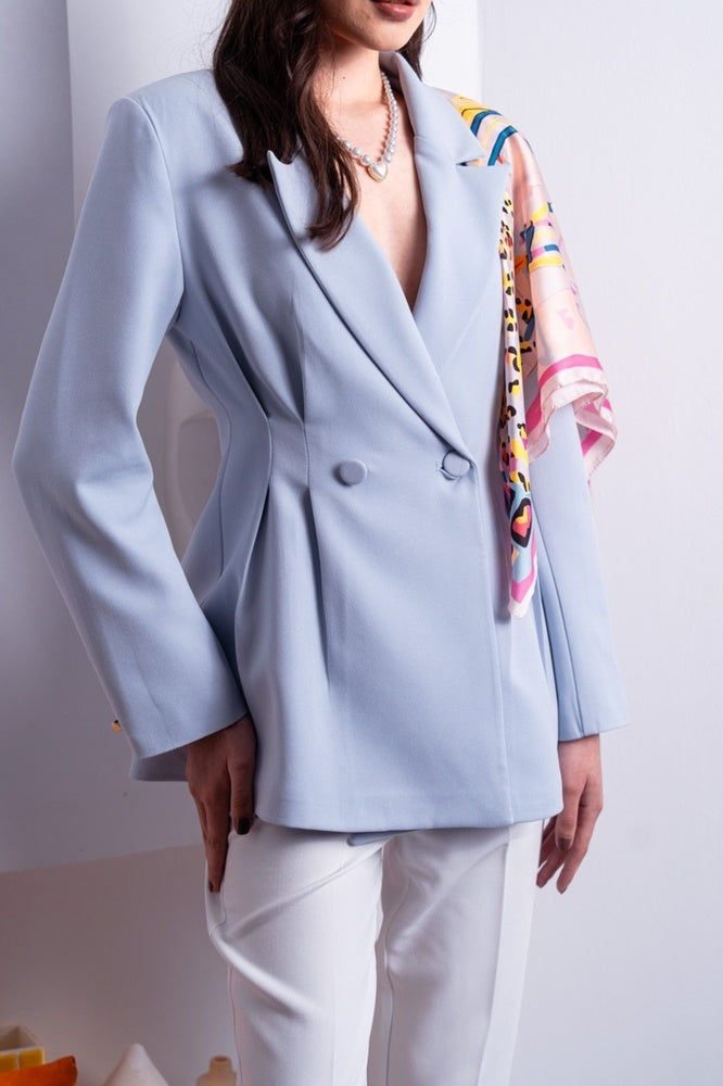 Serenity Blazer Şal Detaylı Ceket