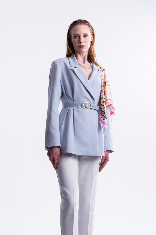 Serenity Blazer Şal Detaylı Ceket