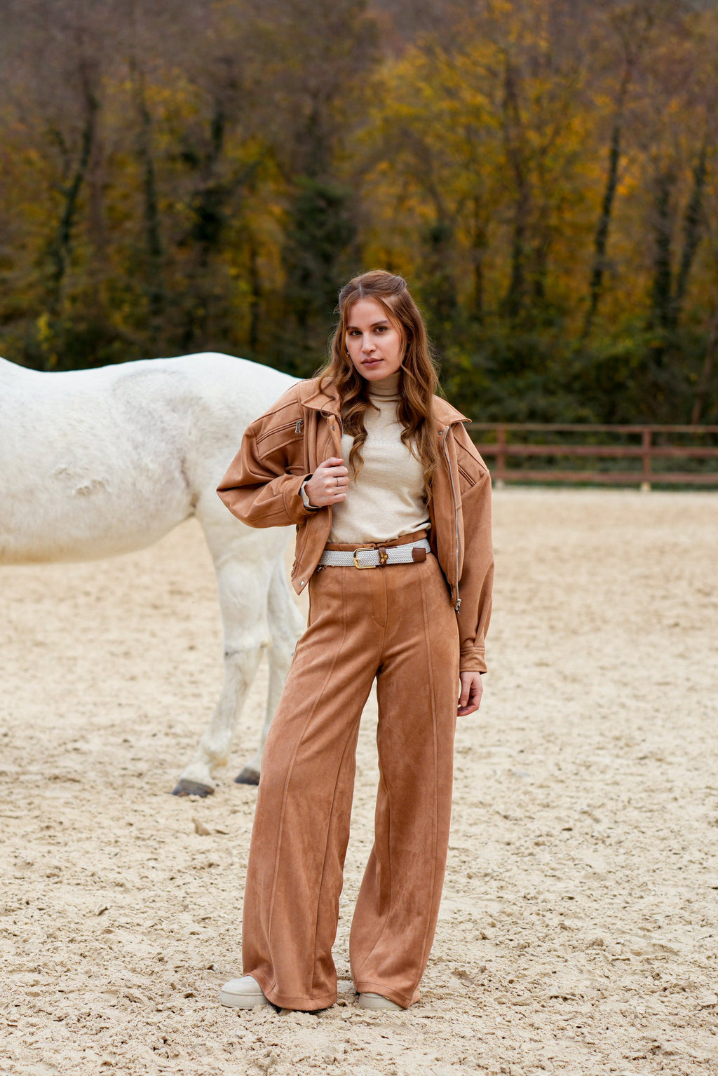 Maëlle Camel Pantolon