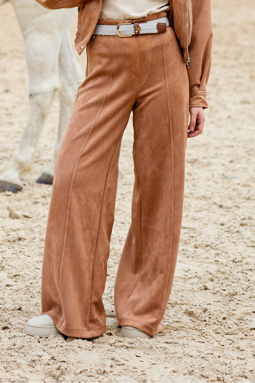 Maëlle Camel Pantolon
