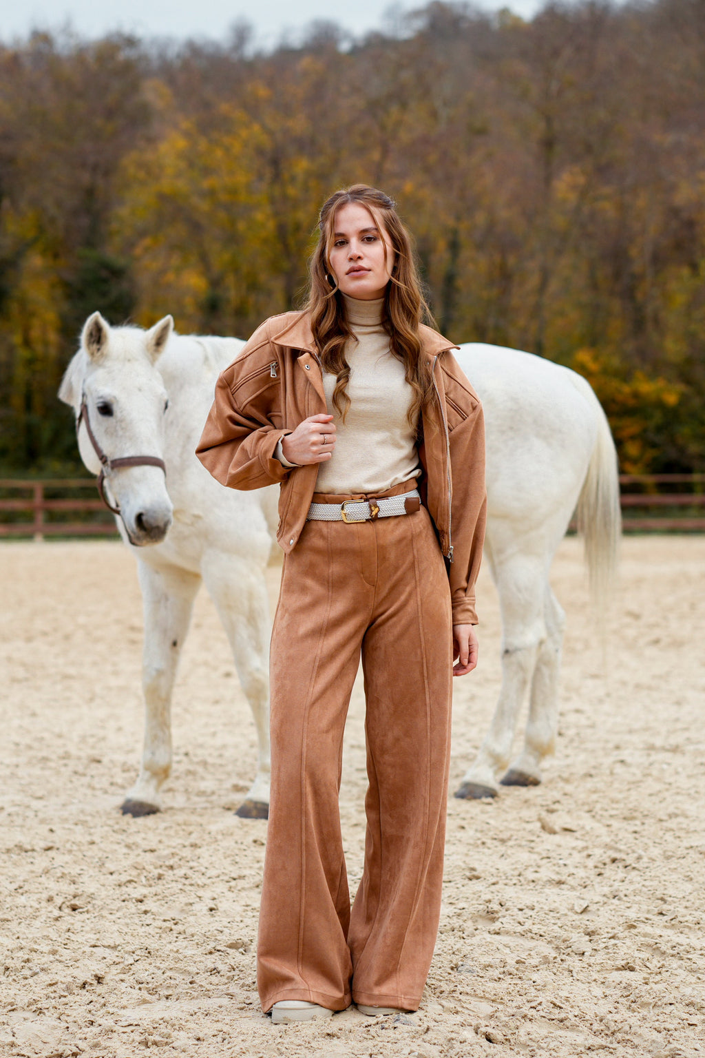 Maëlle Bohem Western Ceket-Pantolon Takım