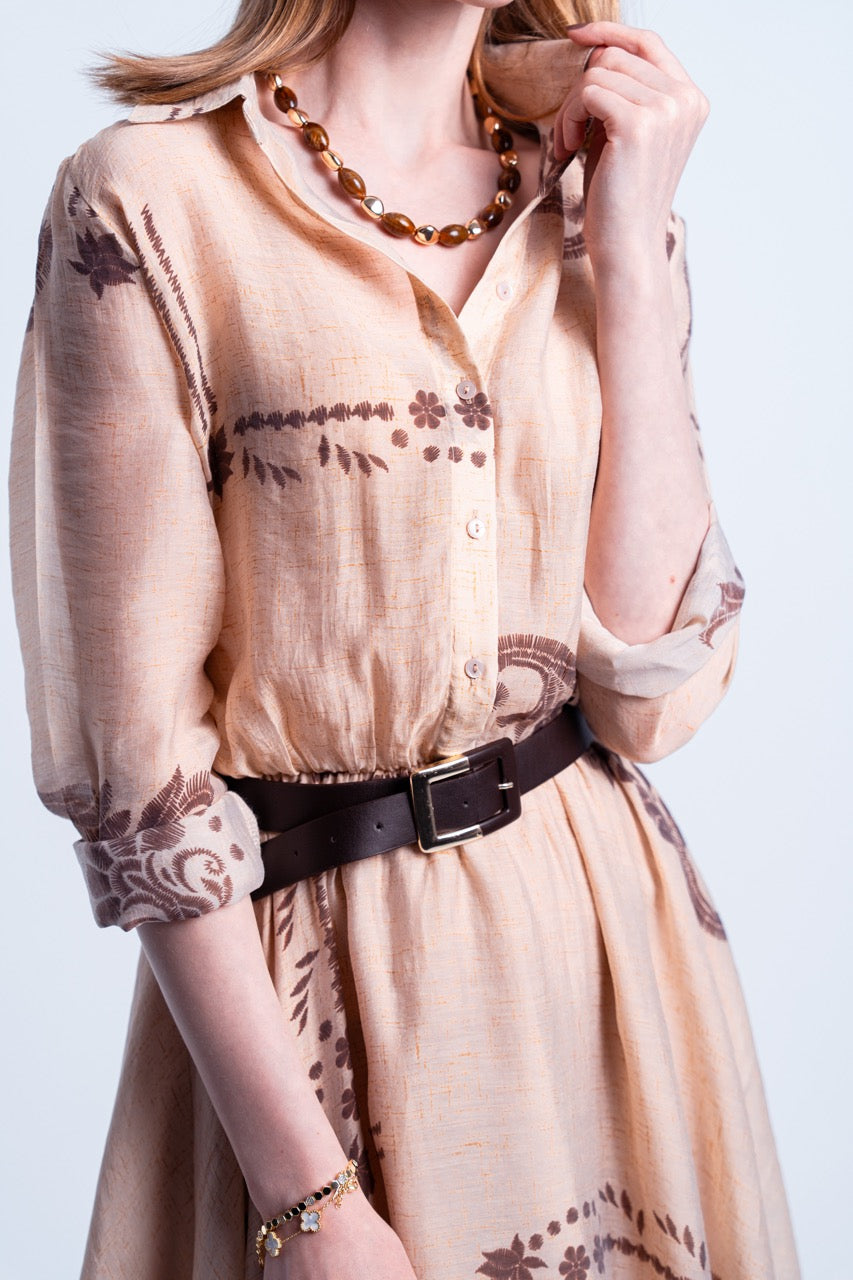 Sienna Breeze Kemerli Elbise