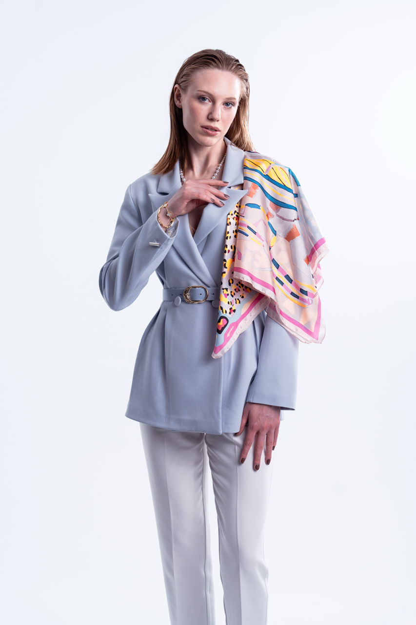 Serenity Blazer Şal Detaylı Ceket