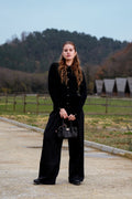 Maëlle Wide Leg Black Pantolon